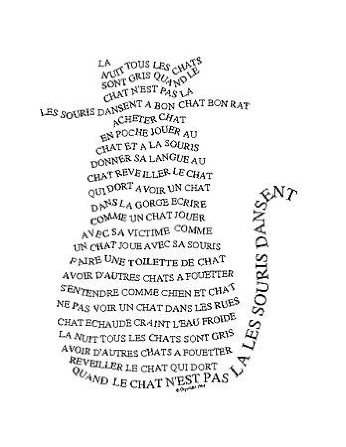 Calligrammes Apollinaire Le Chat Ca6fe