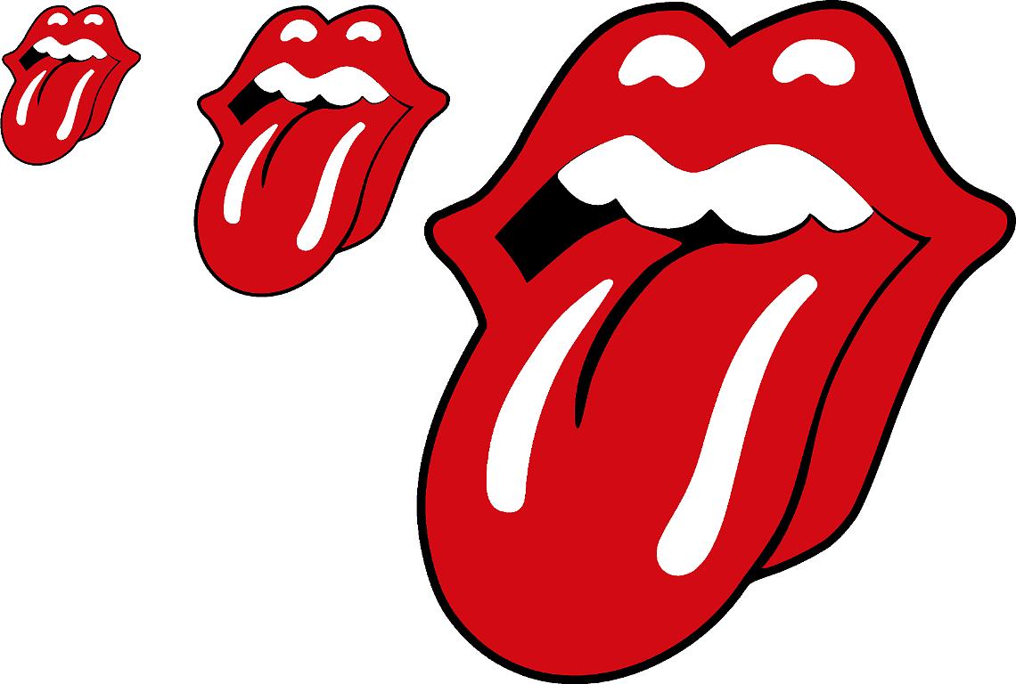 Rolling Stones Tongue Decal