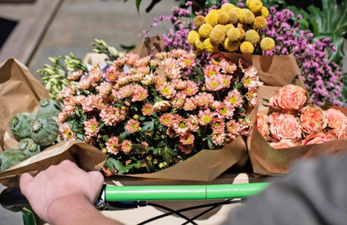 Flower Design Cargo Bike 04