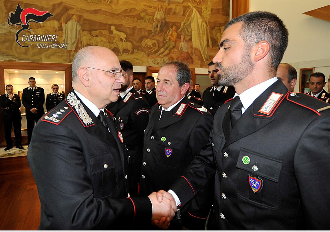 Carabinieri Forestali di Mondovì premiati a Roma