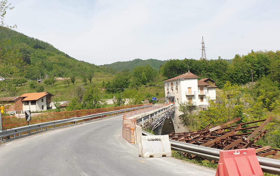 Il ponte di Acquafredda a Millesimo