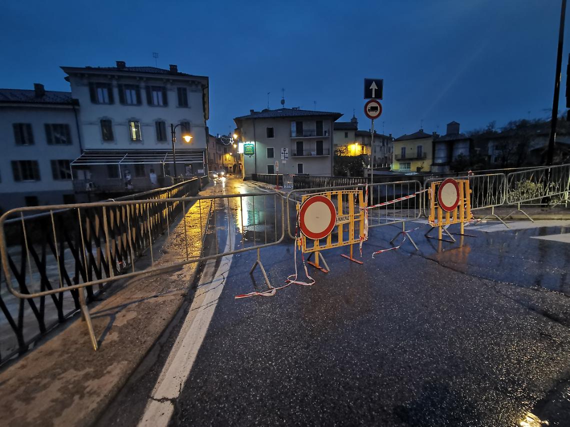 Ponti chiusi a Mondovì