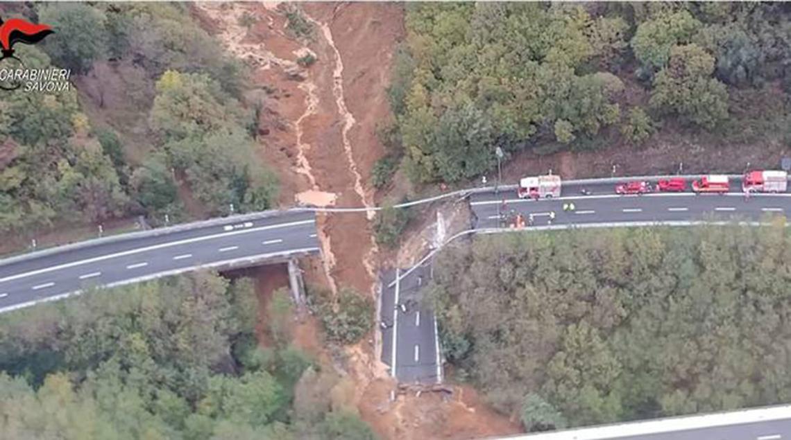 crollo viadotto savona