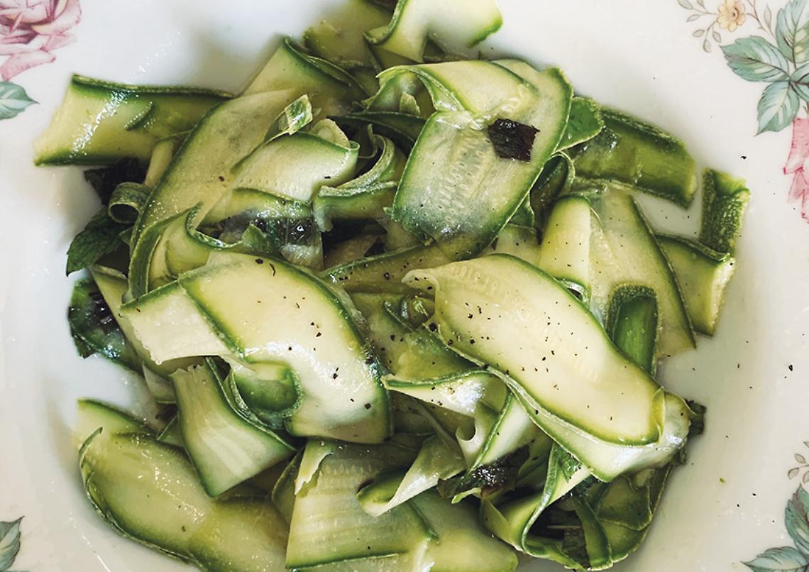 Zucchine Crude Marinate