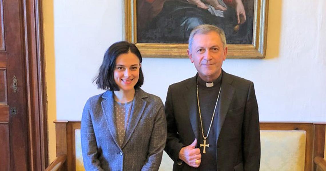 L’attrice Cristina Odasso interprete protagonista di “Mother Cabrini” in onda su RAI-1 il 6 gennaio