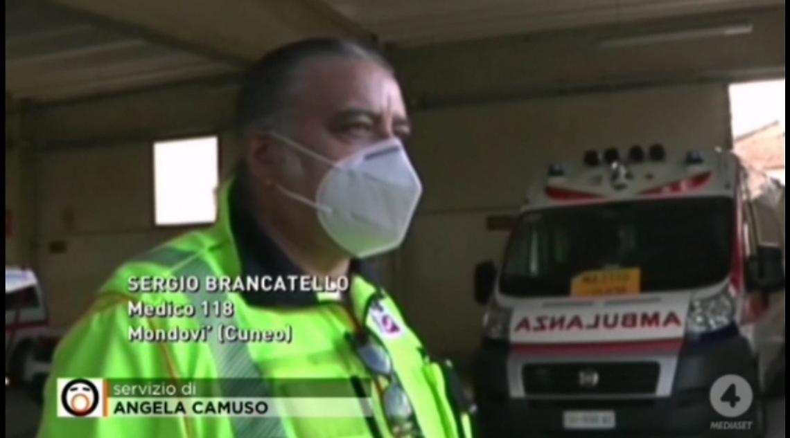 medico mondovì rete4 vaccino brancatello