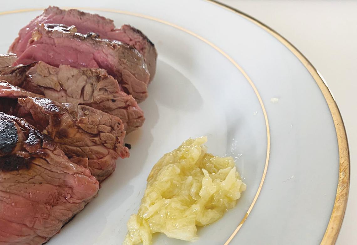 Tagliata Con Aglio Al Forno