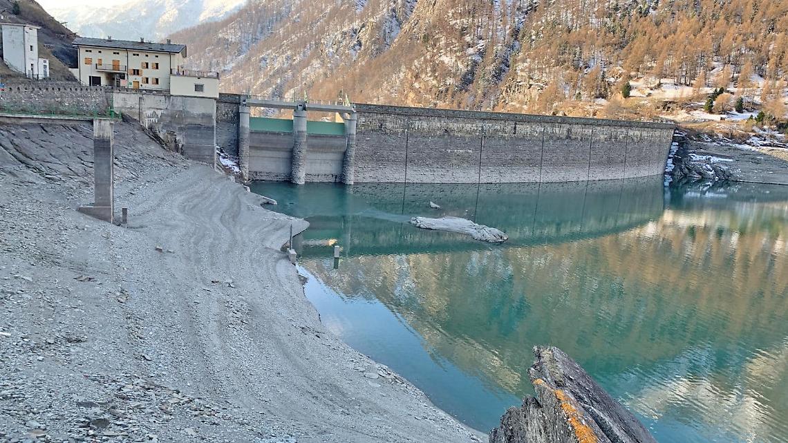 Siccità Piemonte Pontechianale