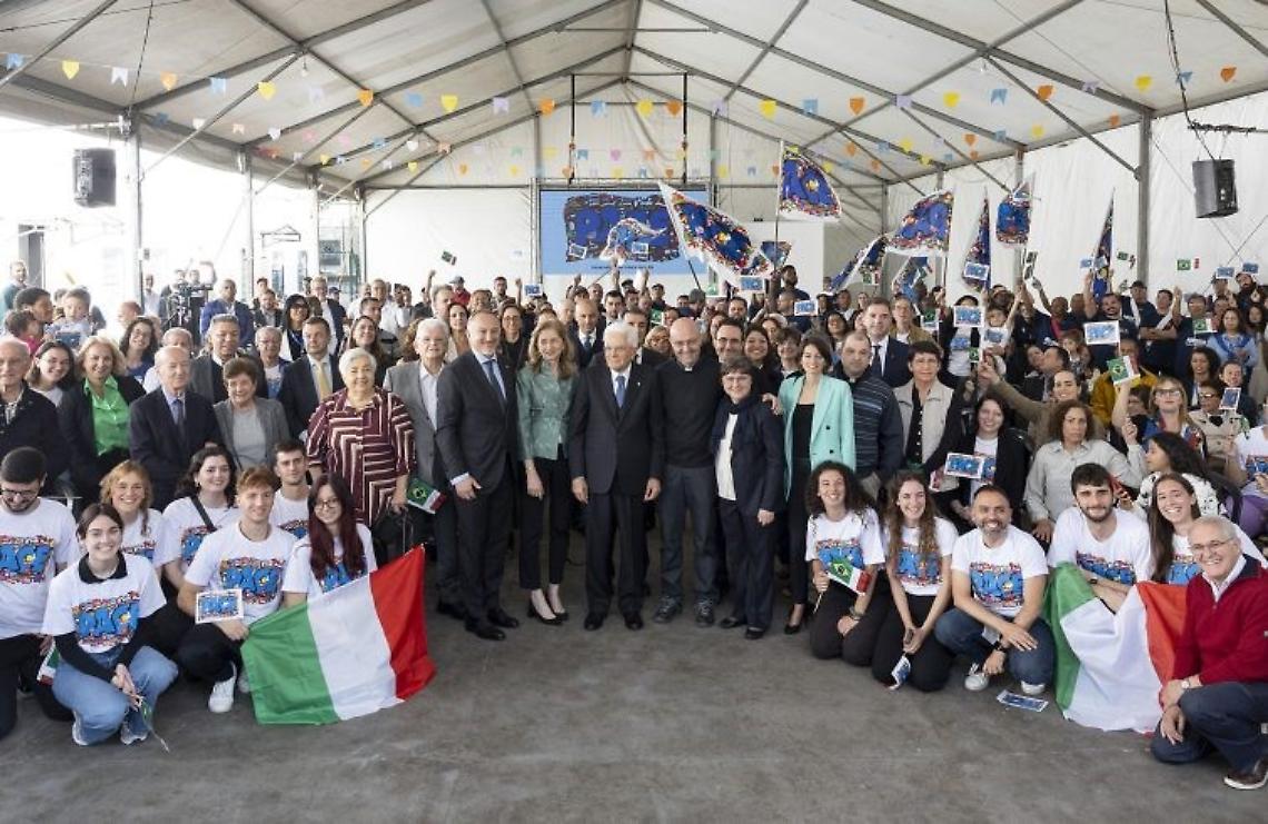 Mattarella e Mellino Sermig Brasile