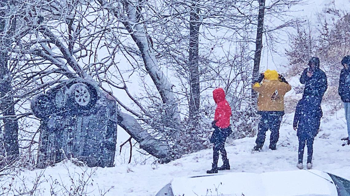 incidente prato nevoso