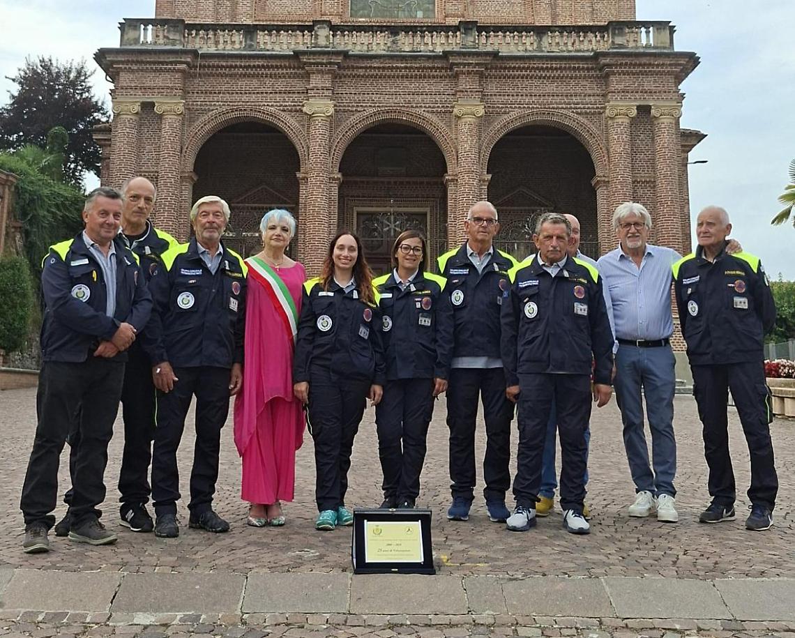 Festa per i volontari di Protezione civile, al lavoro in paese da 25 anni