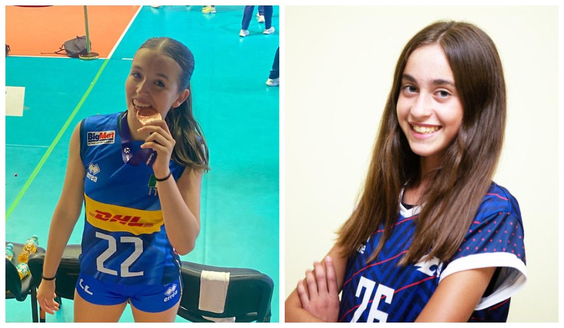 Due giovani promesse del volley convocate in nazionale azzurra