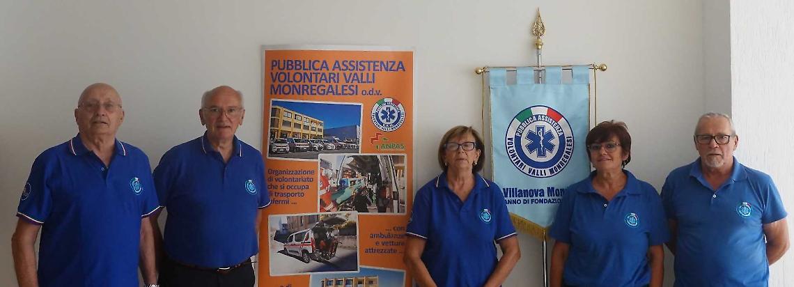 Il nuovo direttivo della "P.A. Volontari Valli Monregalesi"