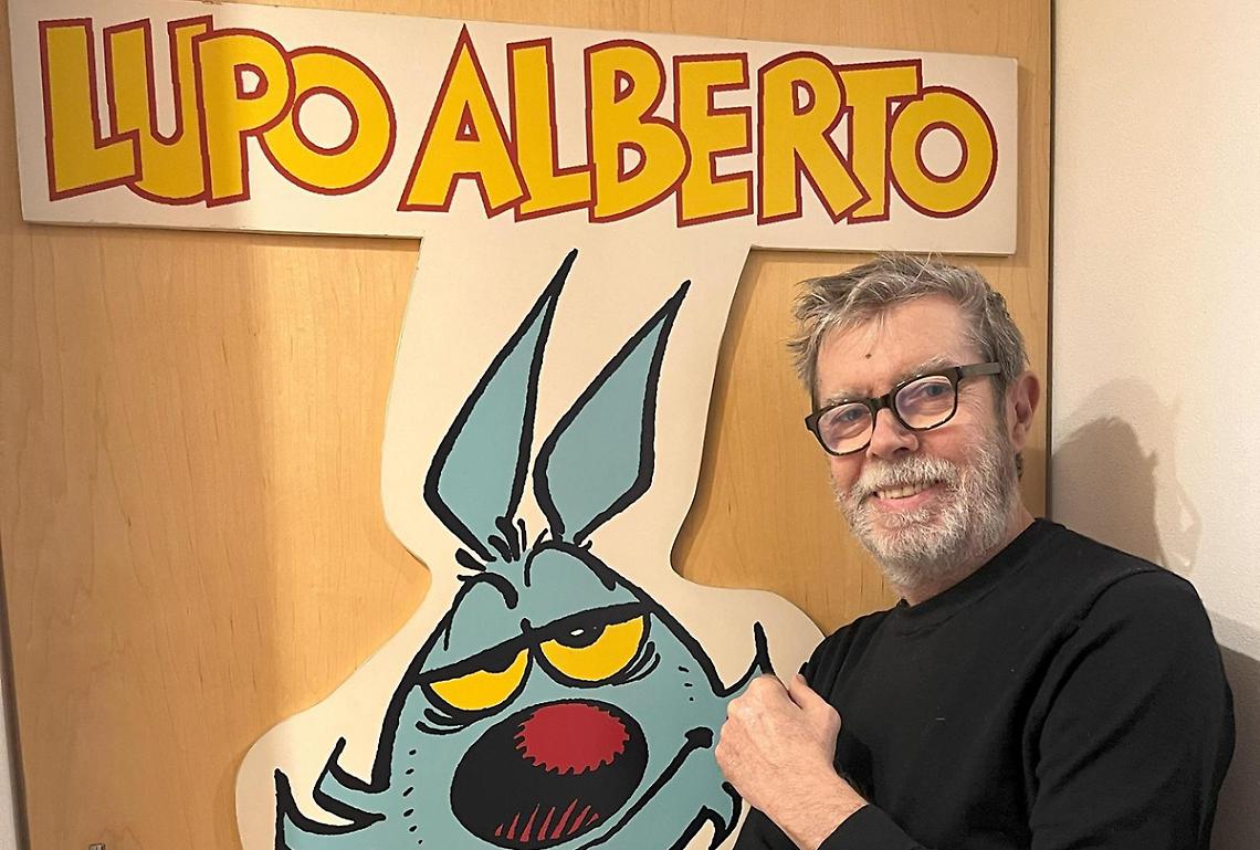 Il “papà” di Lupo Alberto  a Mondovì per parlare di.... bocce quadrate!