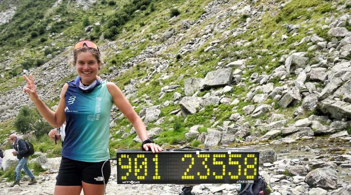 Sale il Monviso in due ore e mezza e segna il primo storico record femminile