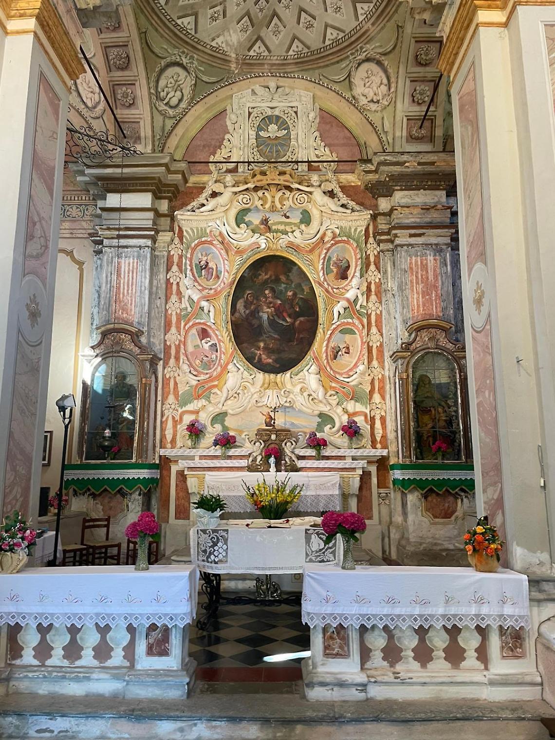 Torna agli antichi splendori l’altare della Chiesa di Sant’Anna 
