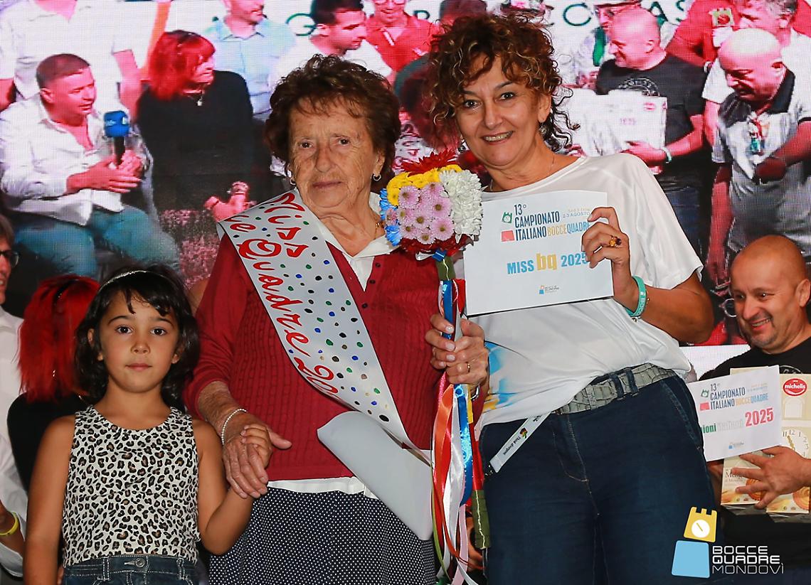 maggiorina miss bocce quadre 2025
