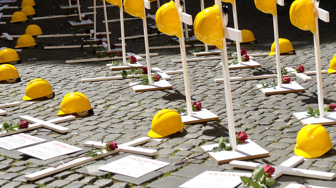Già più di 500 morti sul lavoro in Italia, nei primi sei mesi del 2025