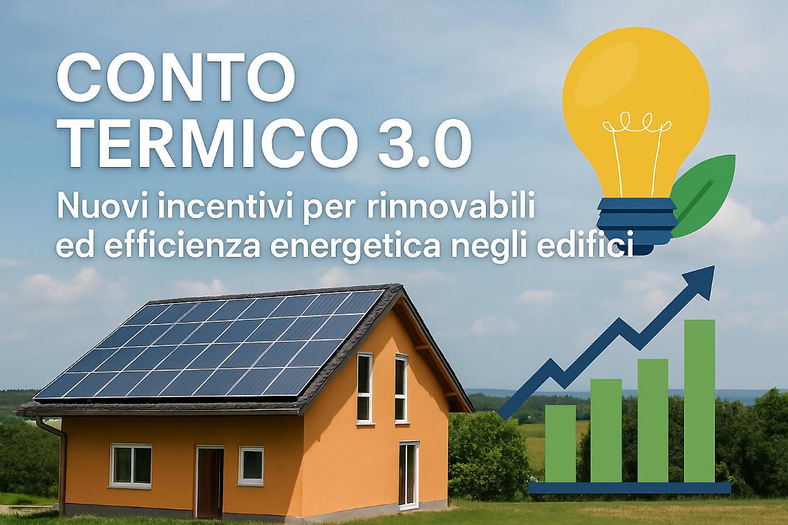 Conto Termico 3.0: via libera al nuovo decreto per spingere rinnovabili ed efficienza energetica negli edifici