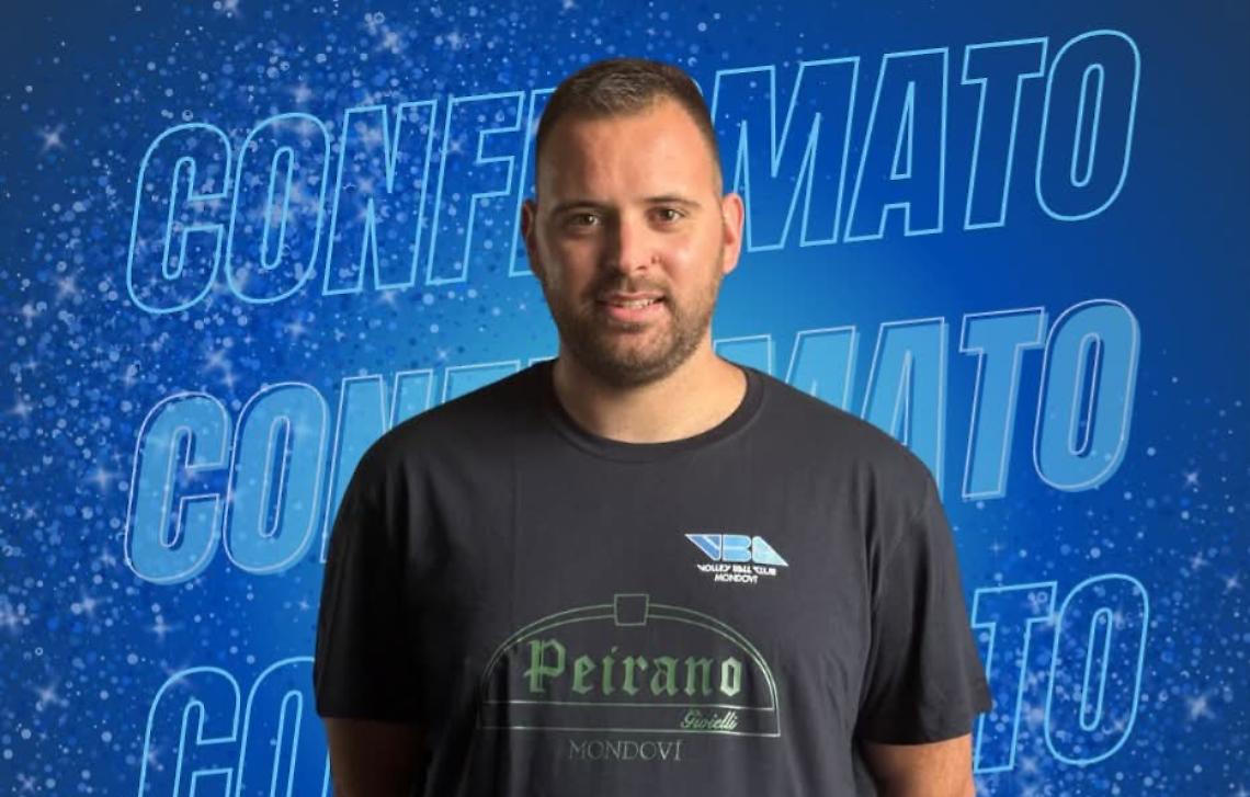 La conferma del "Gatto" Garello chiude il mercato del VBC Mondovì