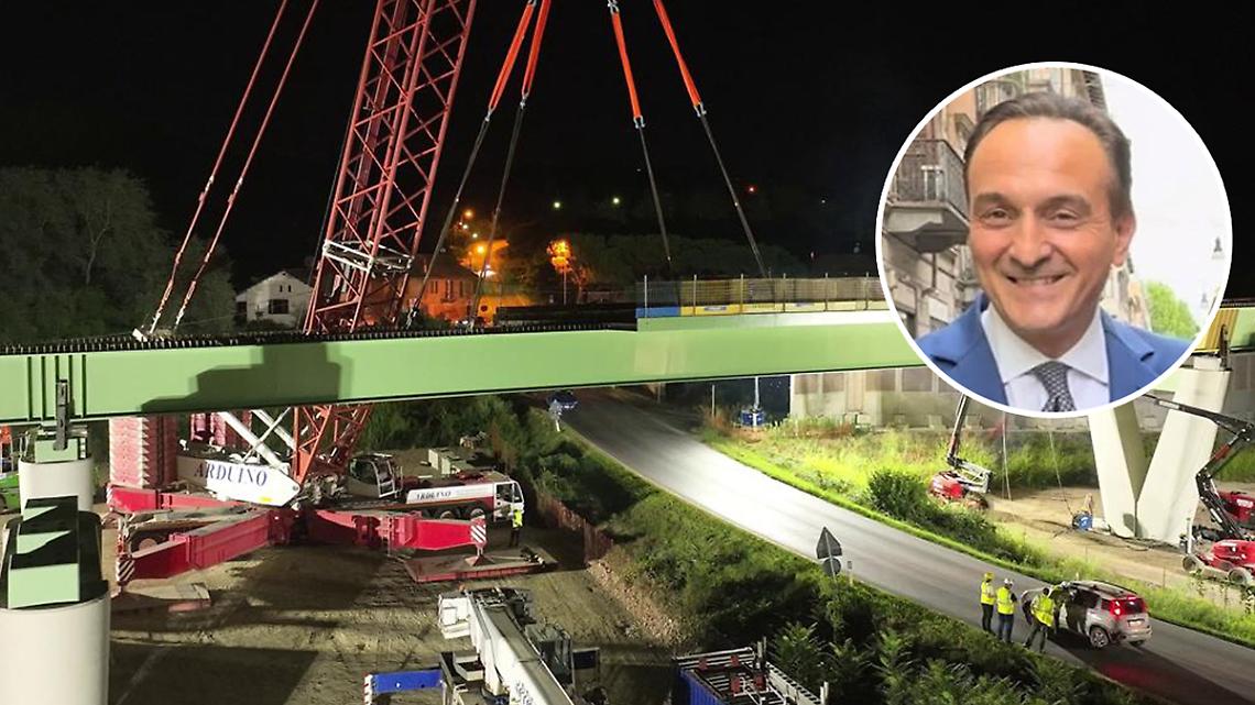 Asti-Cuneo, Cirio e il viadotto che mancava: «Siamo all'ultimo giro di boa»