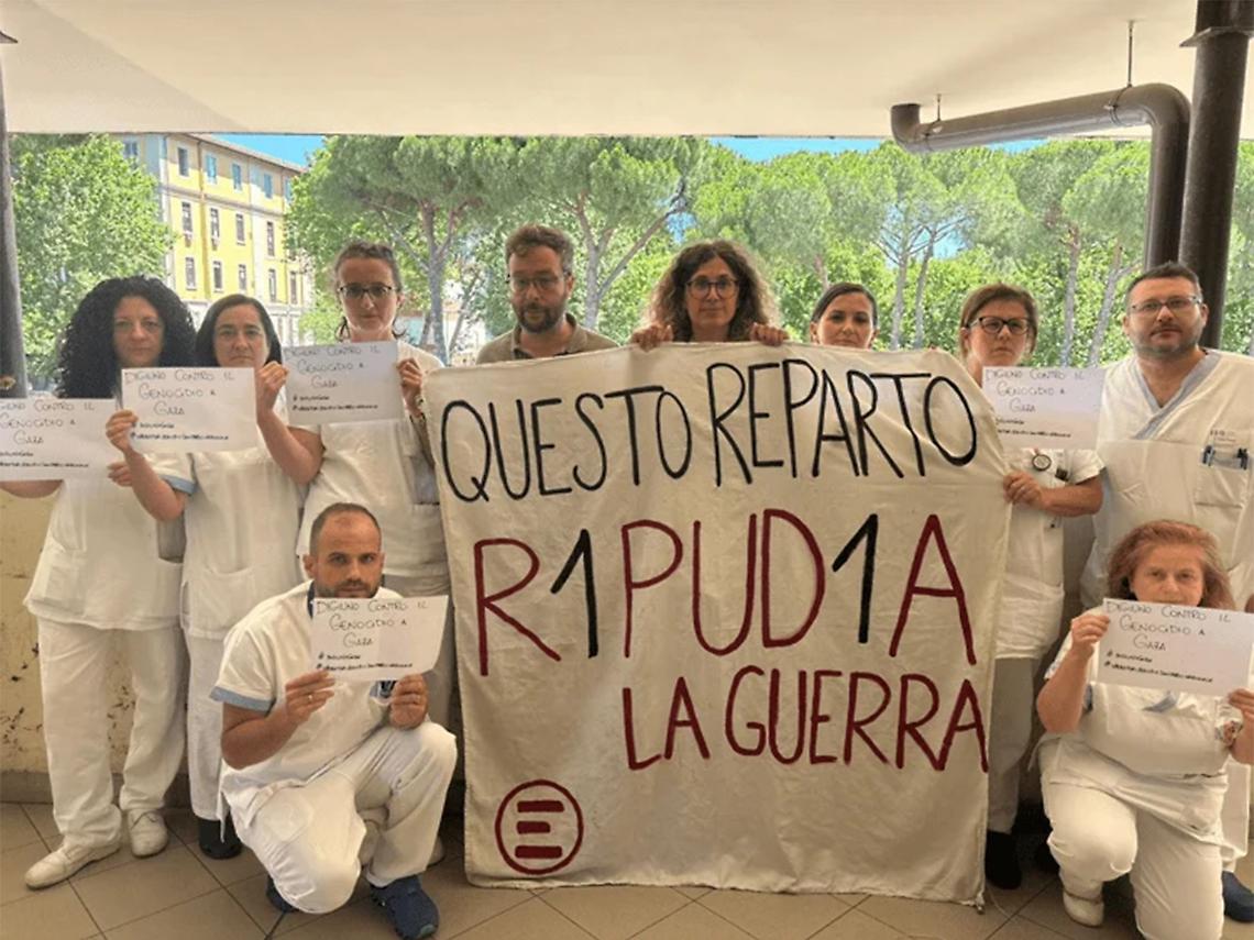 Anche i medici si schierano per Gaza: «Ora basta, è genocidio!»