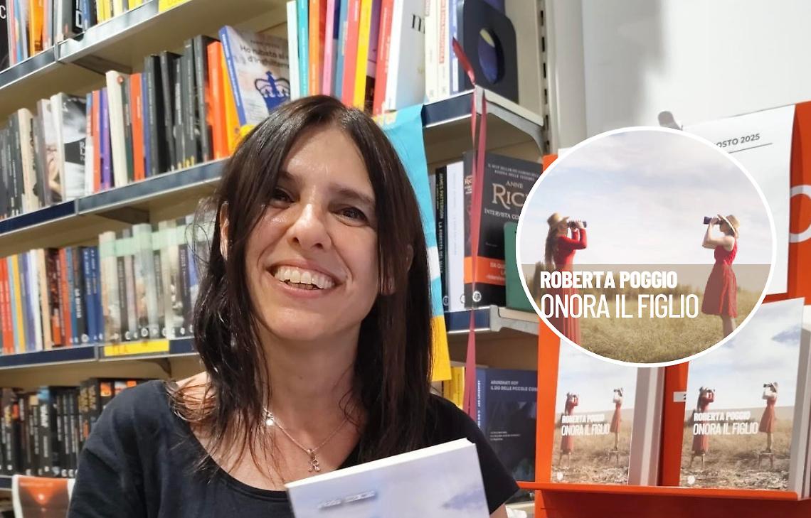  Roberta Poggio fa il suo debutto letterario con "Onora il figlio"