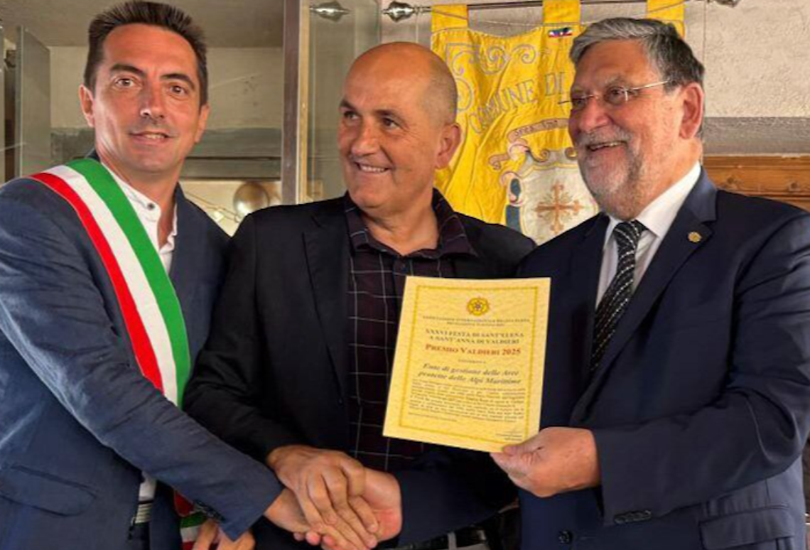 Il premio "Valdieri" all'Ente Aree Protette Alpi Marittime