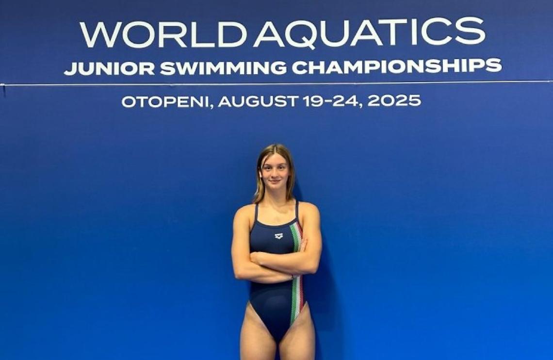 Ai Mondiali Junior di nuoto, Lucia Tassinario è 25ª nei 100 farfalla