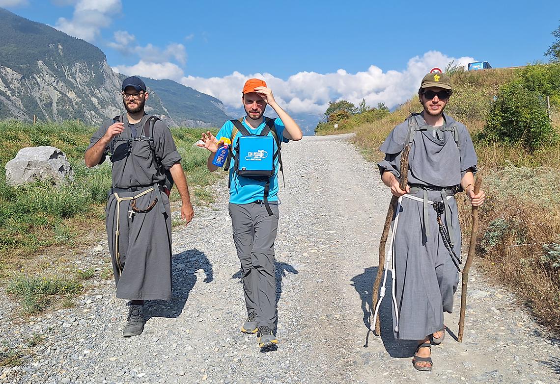 In cammino da oltre 750 km: ora i pellegrini di Sant'Antonio sono arrivati in Piemonte