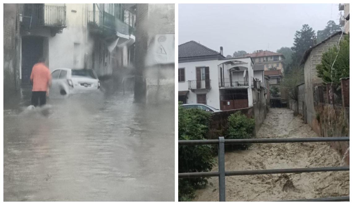 Allagamenti, frane e colate di fango: l'Alessandrino nella morsa del maltempo