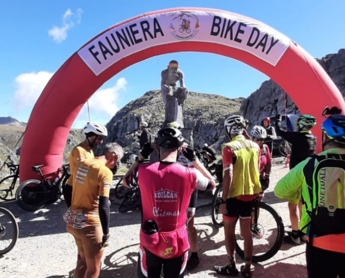 Fauniera Bike Day, record di pedalate, anche dall'Alaska