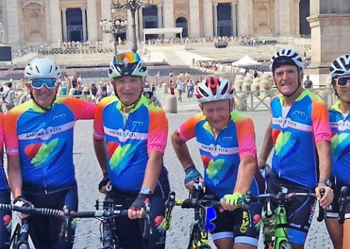 Pellegrini in bici a Roma, per il Giubileo