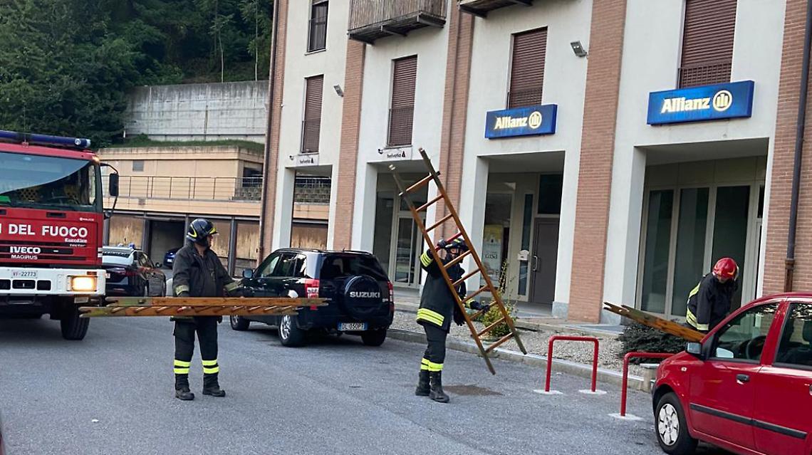 Nuovo intervento di soccorso nella palazzina di Mondovì
