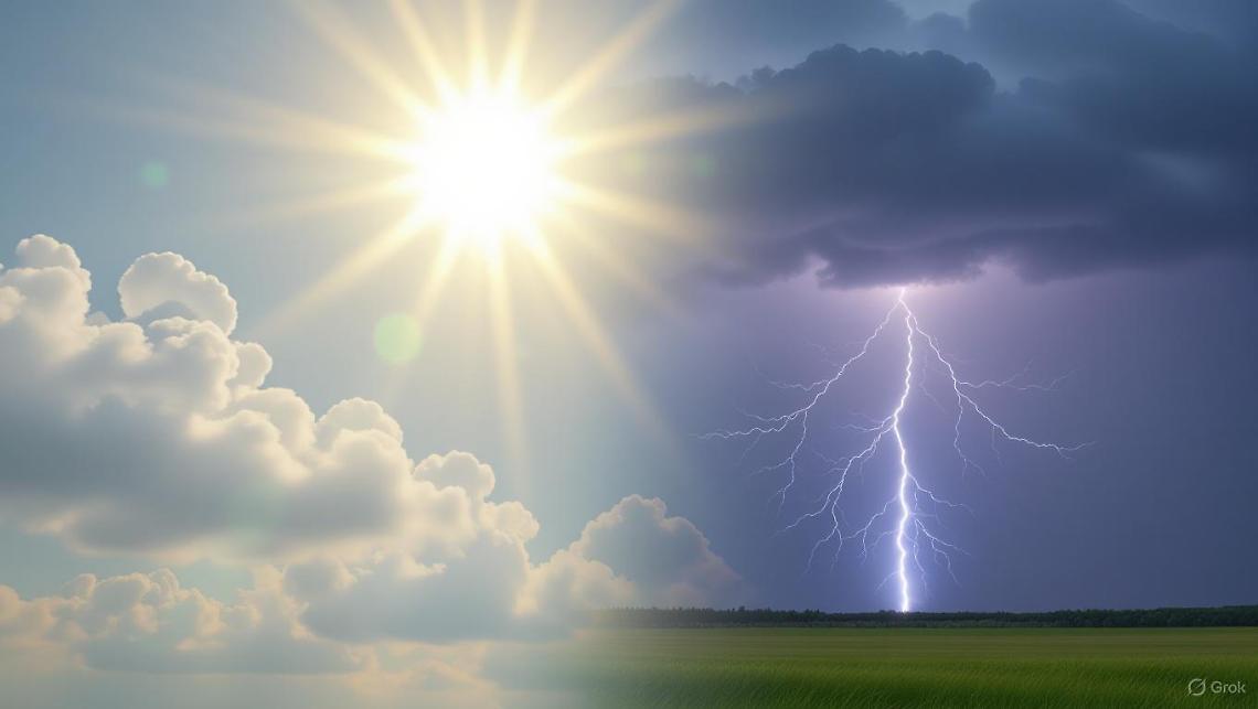 Possibili forti temporali stasera sul Piemonte, si "salvano" Monregalese e Cuneese