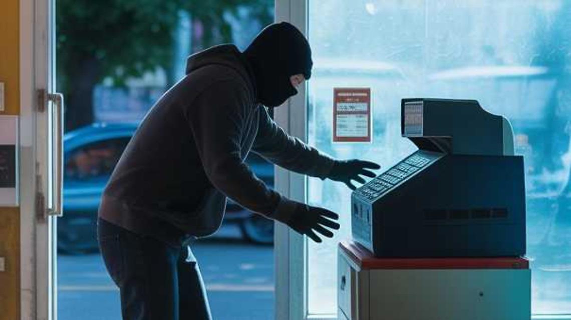 Entrano, portano via il fondo cassa e scappano sul furgone rubato