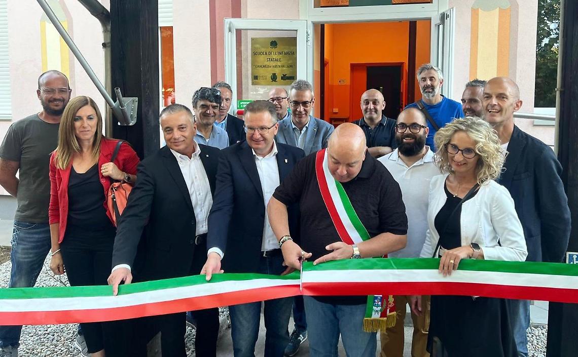 Paese in festa per la nuova Scuola dell’infanzia: “Un sogno che prende vita”