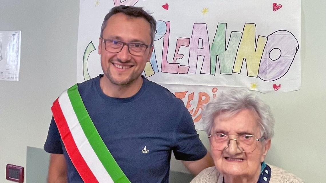 Auguri per i 100 anni di Caterina Blengino! l'omaggio della comunità