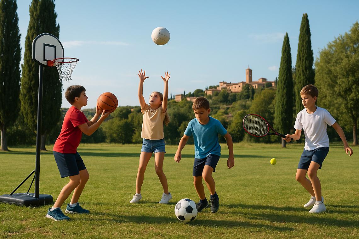 Calcio, pallavolo, basket, tennis, ginnastica: un pomeriggio per scoprire nuovi sport