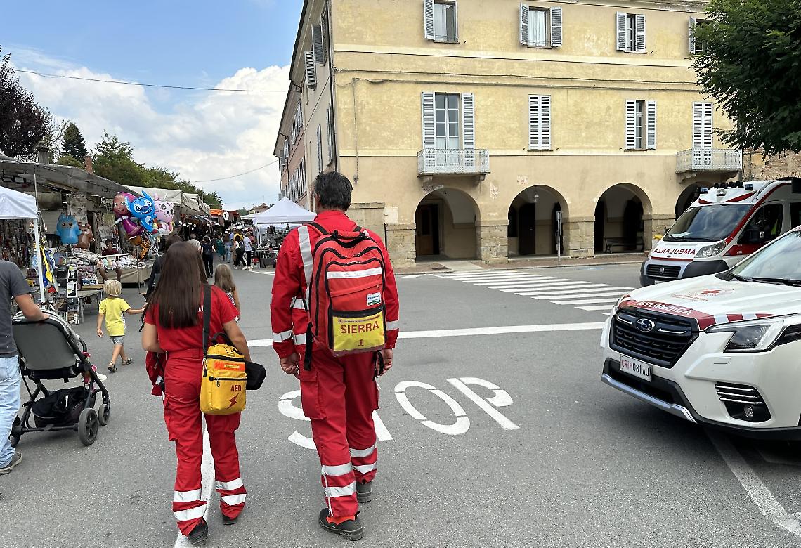 Ambulanze, squadre  e volontari sempre presenti: la CRI in prima linea alla Fiera
