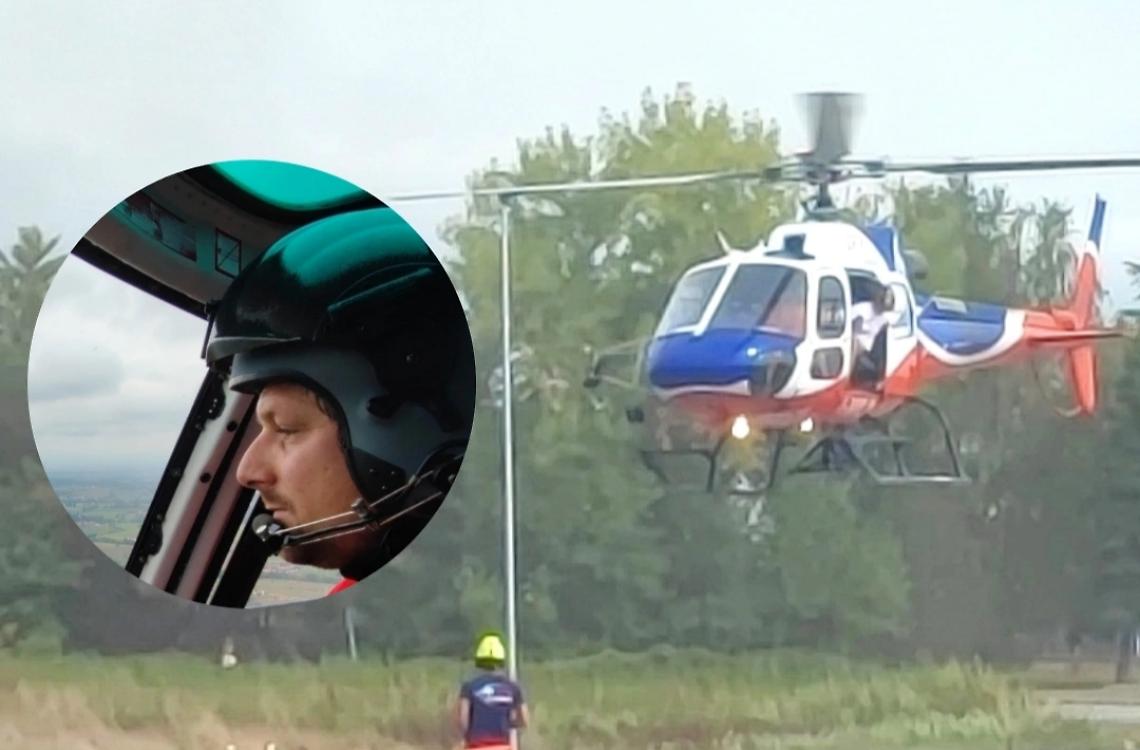 In volo in elicottero sopra Mondovì 