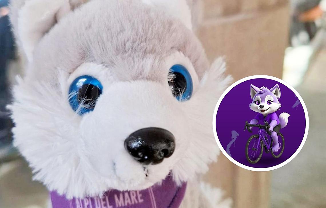 Chi è "Gammy", la lupetta mascotte della Granfondo