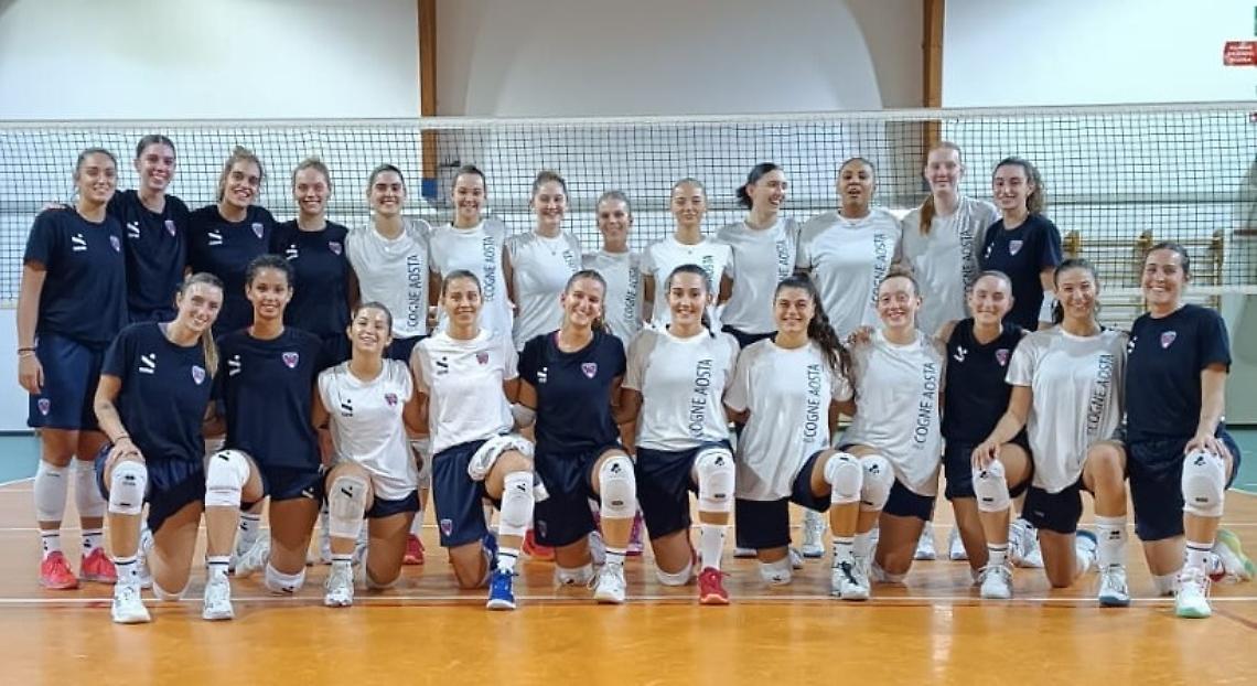 Mondovì Volley, buon test in Valle d’Aosta: 2-2 con il Cogne Aosta