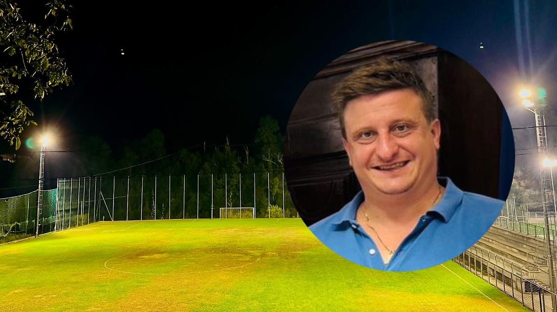 Il campo da calcio torna a brillare: accese ufficialmente le nuove luci dell’impianto sportivo