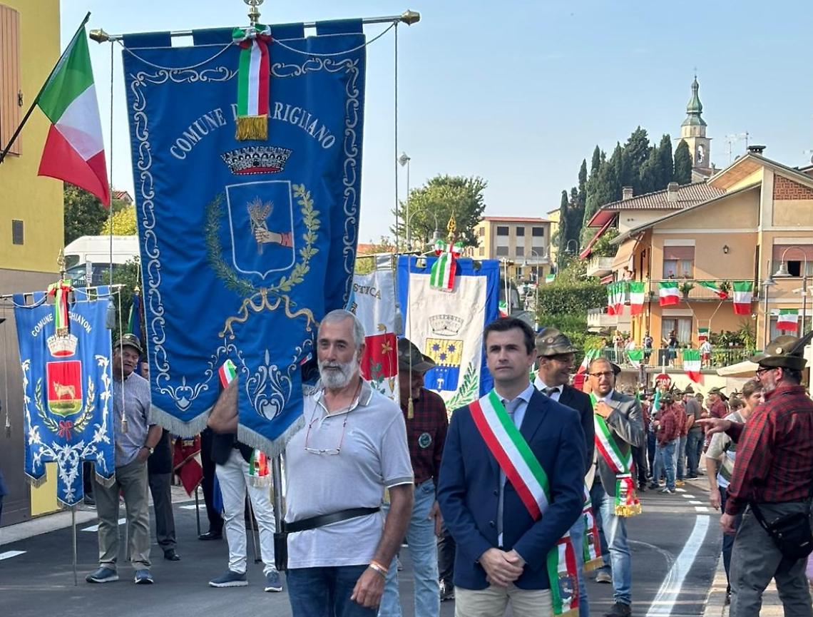 Farigliano dai "gemelli" di Pianezze, per il centenario del Gruppo Alpini
