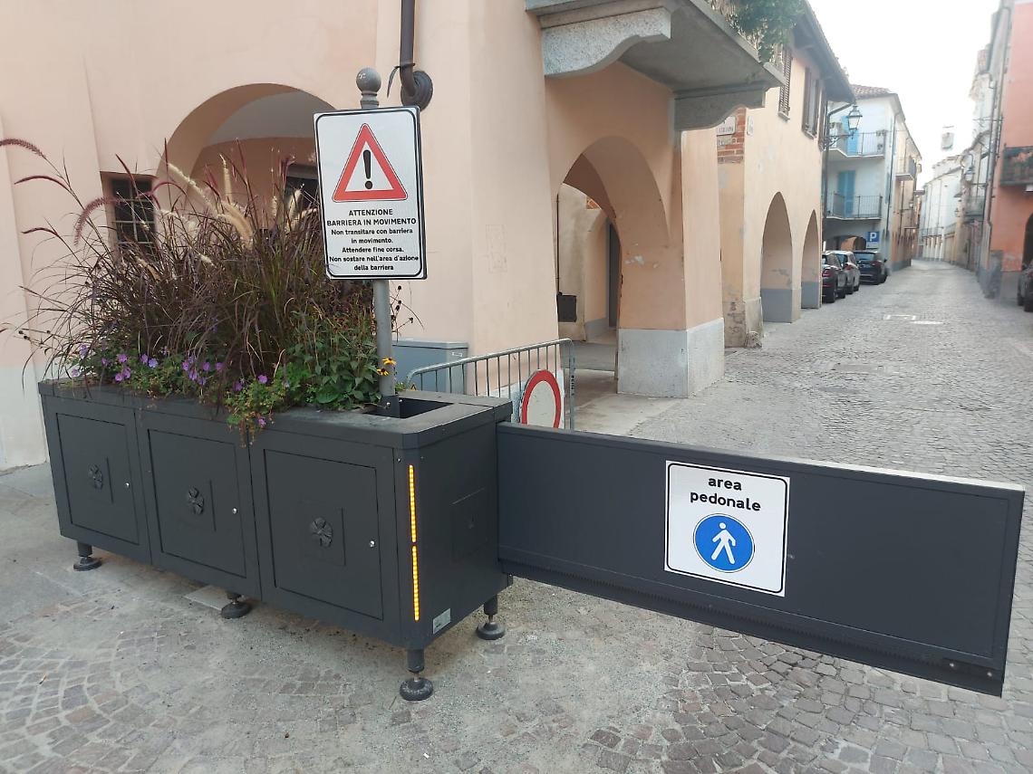 Per un centro storico sempre più "vivibile", posizionato un nuovo varco automatico