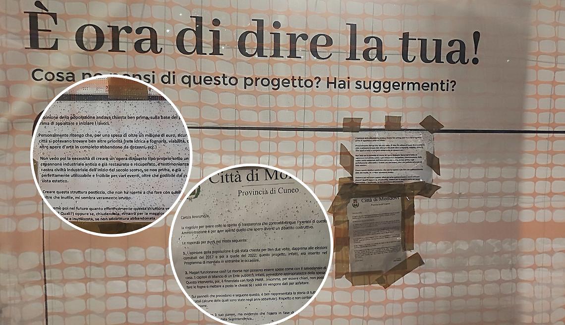 Se la polemica si fa attaccando lettere: botta e risposta sui lavori alla tettoia
