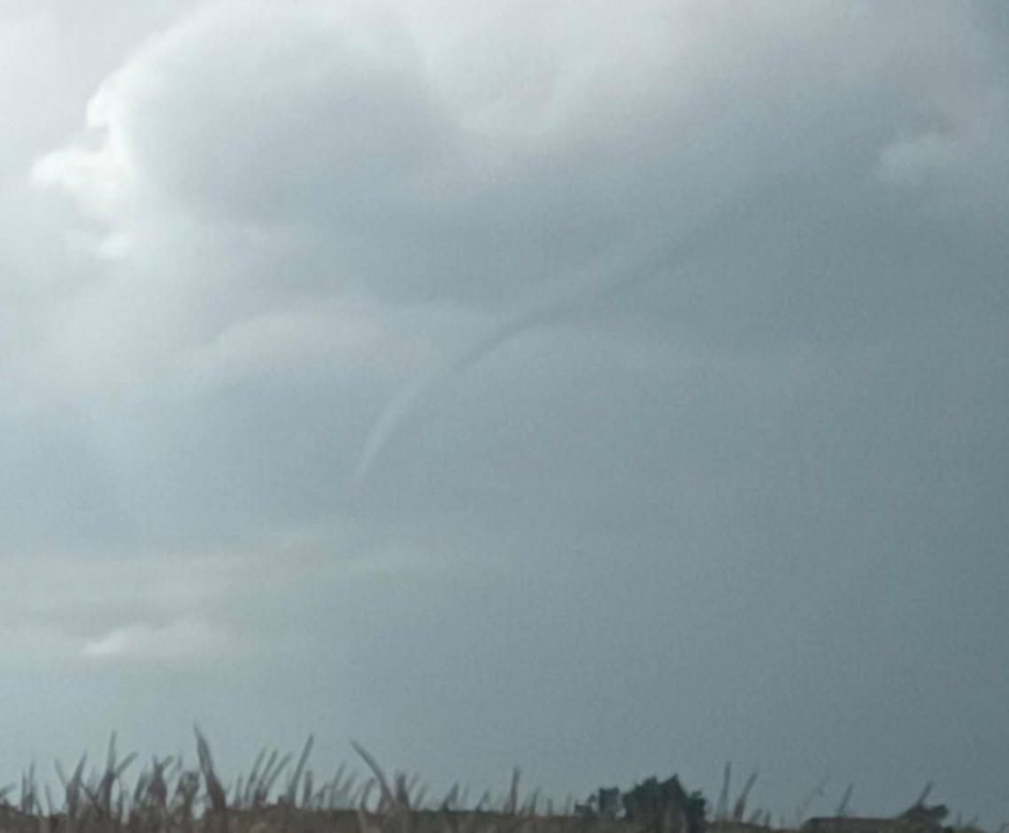 Meteo: "tentativo" di tromba d'aria sui cieli del Fossanese