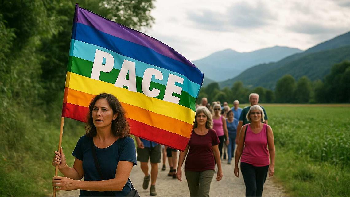 La marcia della pace in Valle Tanaro