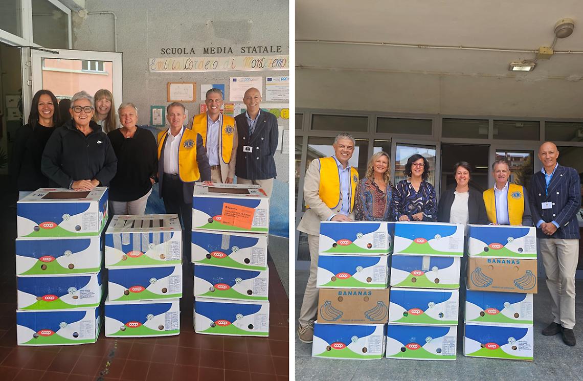 Due quintali di materiali regalati alle scuole